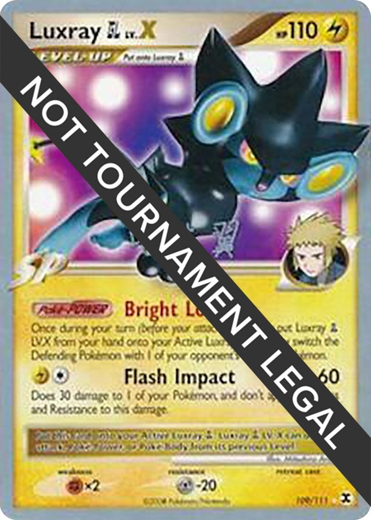 Image for Luxray GL LV.X - 2009 (Tsubasa Nakamura) (109/111) (World Championship Decks) - Pokemon