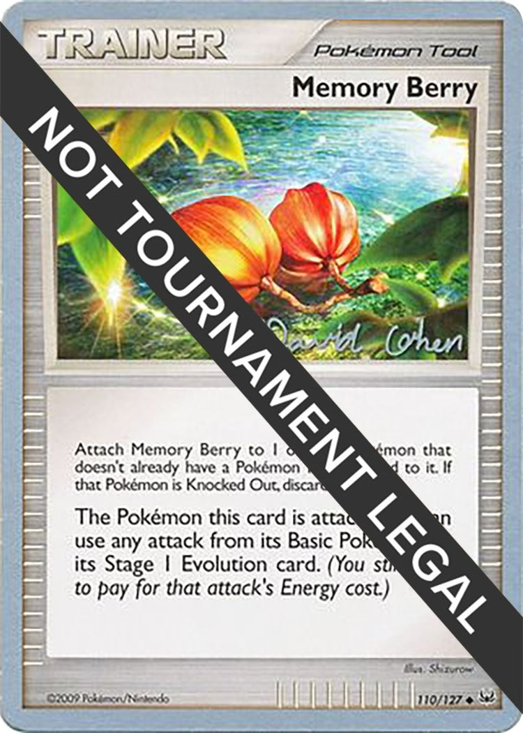 Image for Memory Berry - 2009 (David Cohen) (110/127) (World Championship Decks) - Pokemon