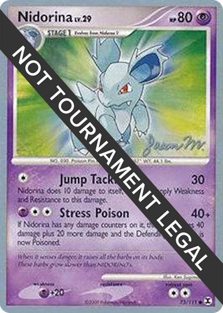 Image for Nidorina - 2009 (Jason Martinez) (73/111) (World Championship Decks) - Pokemon