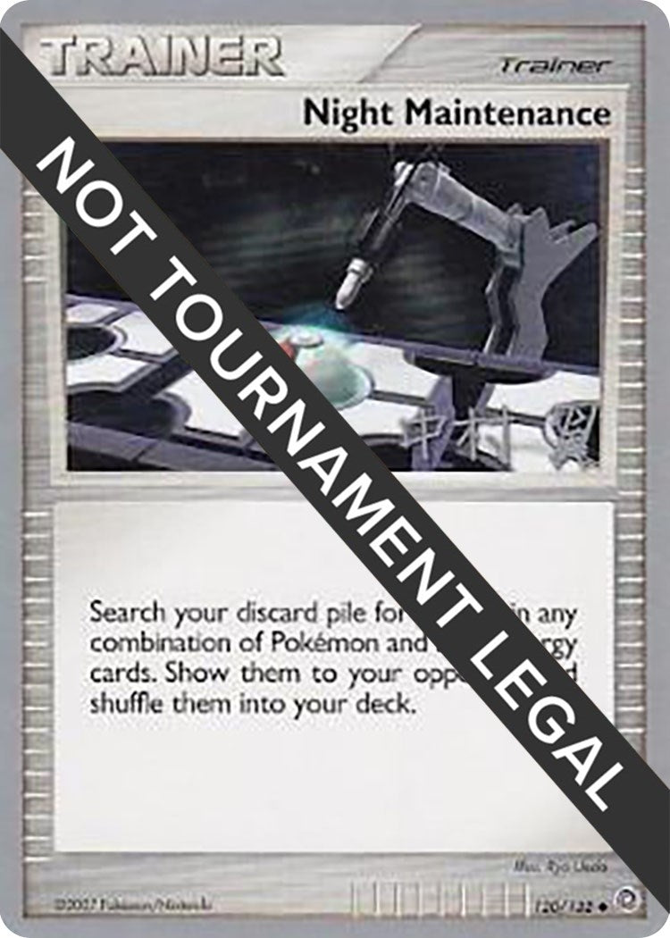 Image for Night Maintenance - 2009 (Tsubasa Nakamura) (120/132) (World Championship Decks) - Pokemon