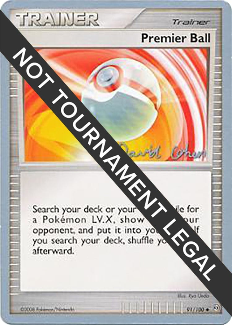 Image for Premier Ball - 2009 (David Cohen) (91/100) (World Championship Decks) - Pokemon