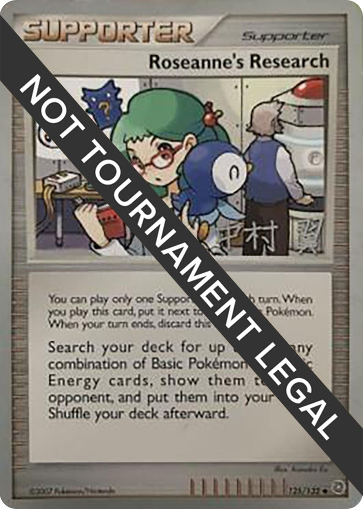 Image for Roseanne's Research - 2009 (Tsubasa Nakamura) (125/132) (World Championship Decks) - Pokemon