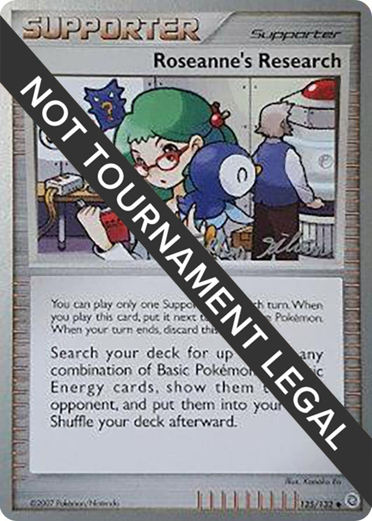 Image for Roseanne's Research - 2009 (Stephen Silvestro) (125/132) (World Championship Decks) - Pokemon