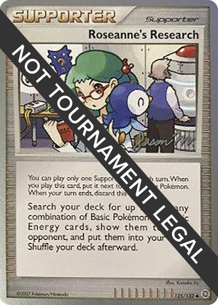 Image for Roseanne's Research - 2009 (Jason Martinez) (125/132) (World Championship Decks) - Pokemon