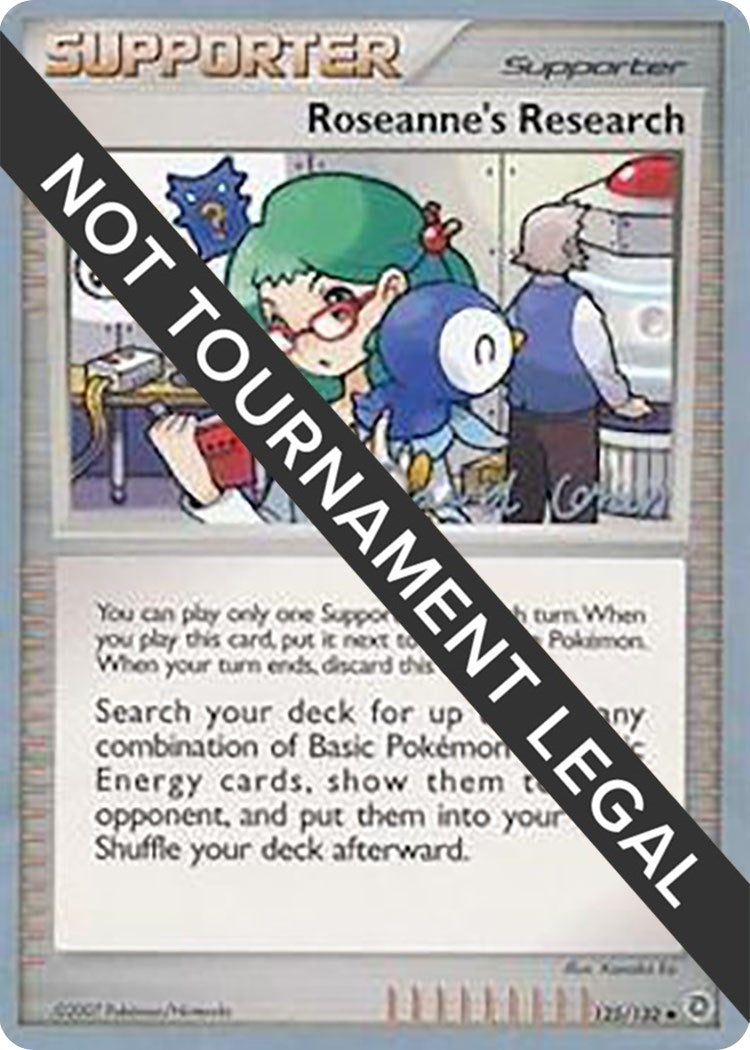 Image for Roseanne's Research - 2009 (David Cohen) (125/132) (World Championship Decks) - Pokemon