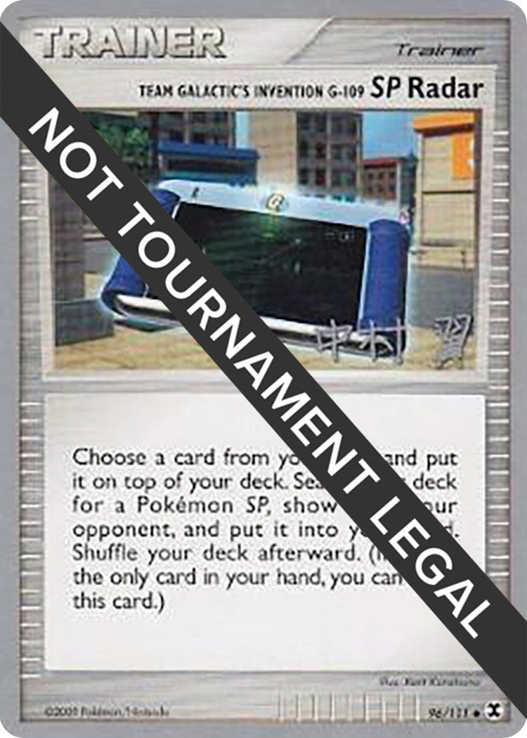 Image for Team Galactic's Invention G-109 SP Radar - 2009 (Tsubasa Nakamura) (96/111) (World Championship Decks) - Pokemon