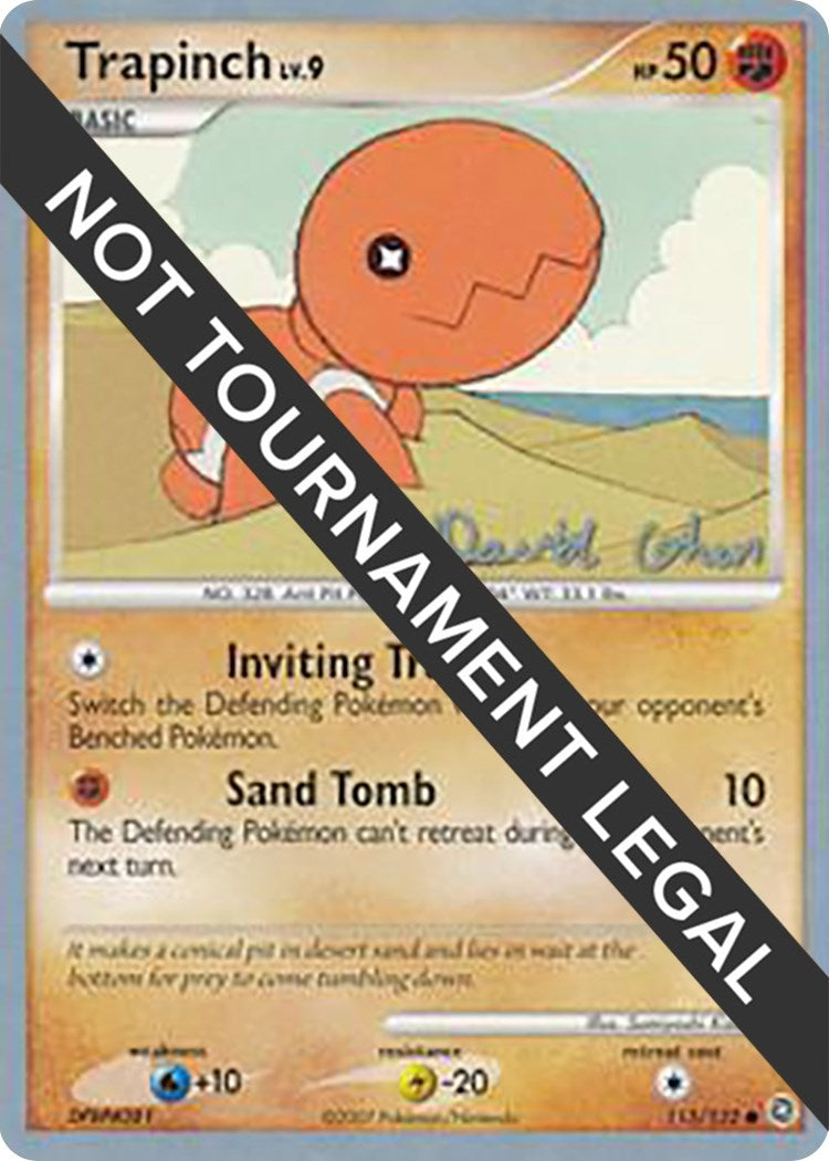 Image for Trapinch - 2009 (David Cohen) (115/132) (World Championship Decks) - Pokemon