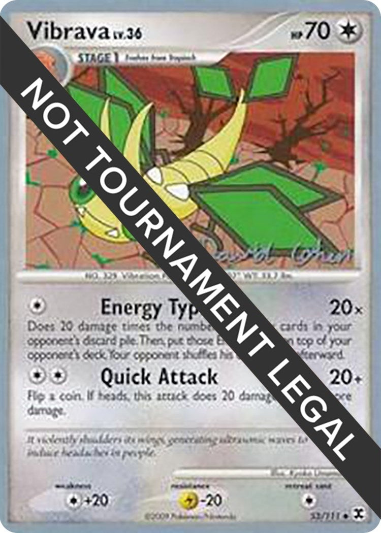 Image for Vibrava - 2009 (David Cohen) (53/111) (World Championship Decks) - Pokemon