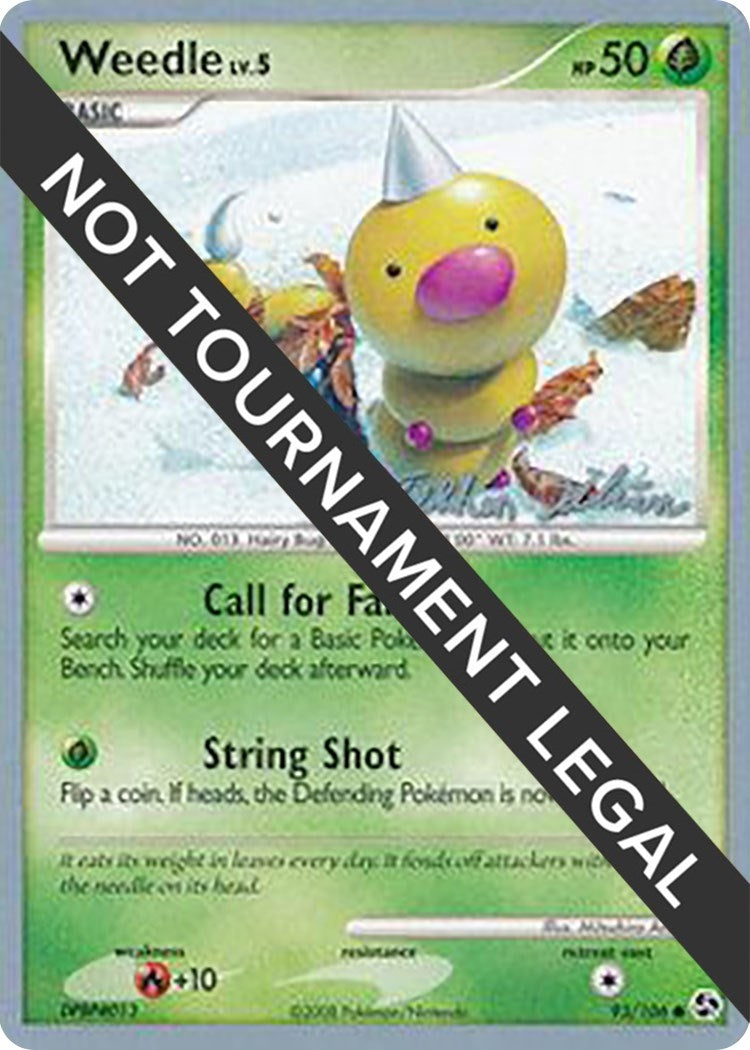 Image for Weedle - 2009 (Stephen Silvestro) (93/106) (World Championship Decks) - Pokemon