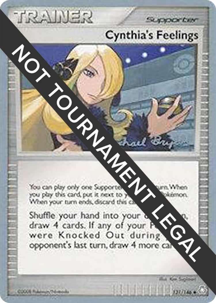 Image for Cynthia's Feelings - 2010 (Mychael Bryan) (131/146) (World Championship Decks) - Pokemon