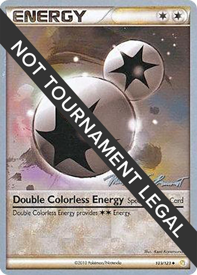 Image for Double Colorless Energy - 2010 (Michael Pramawat) (103/123) (World Championship Decks) - Pokemon
