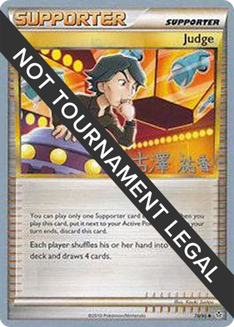 Image for Judge - 2010 (Yuka Furusawa) (78/95) (World Championship Decks) - Pokemon