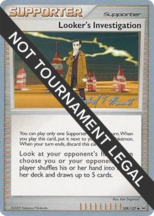 Image for Looker's Investigation - 2010 (Michael Pramawat) (109/127) (World Championship Decks) - Pokemon