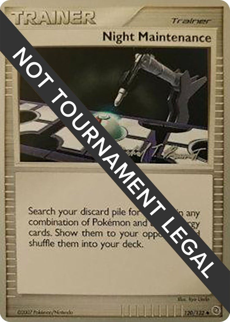 Image for Night Maintenance - 2010 (Michael Pramawat) (120/132) (World Championship Decks) - Pokemon