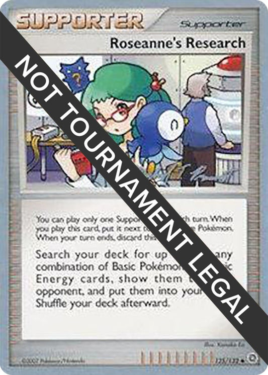 Image for Roseanne's Research - 2010 (Michael Pramawat) (125/132) (World Championship Decks) - Pokemon
