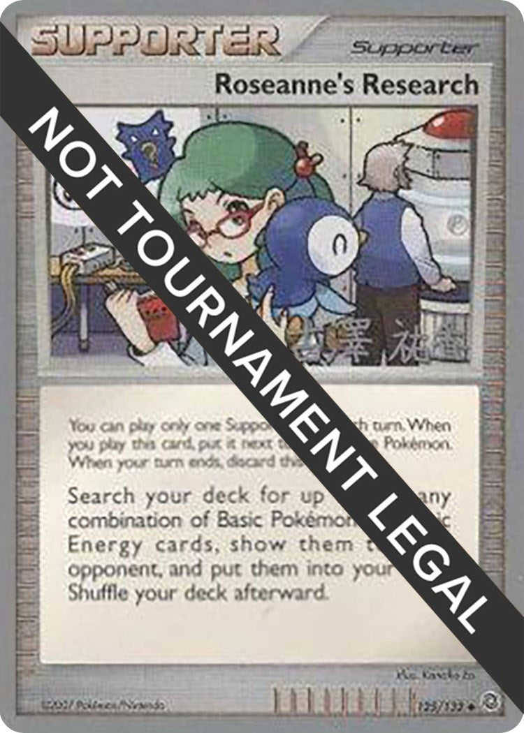 Image for Roseanne's Research - 2010 (Yuka Furusawa) (125/132) (World Championship Decks) - Pokemon