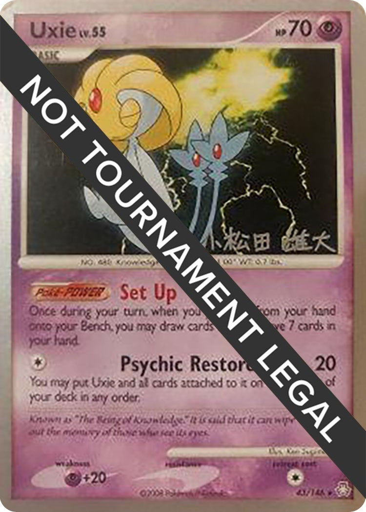Image for Uxie - 2010 (Yuta Komatsuda) (43/146) (World Championship Decks) - Pokemon