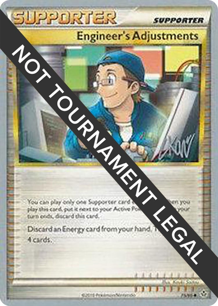Image for Engineer's Adjustments - 2011 (Christopher Kan) (75/95) (World Championship Decks) - Pokemon