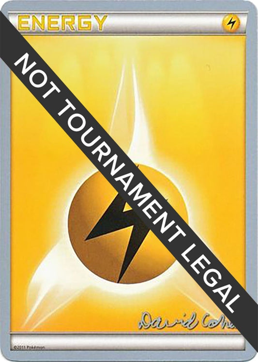 Image for Lightning Energy - 2011 (David Cohen) (World Championship Decks) - Pokemon