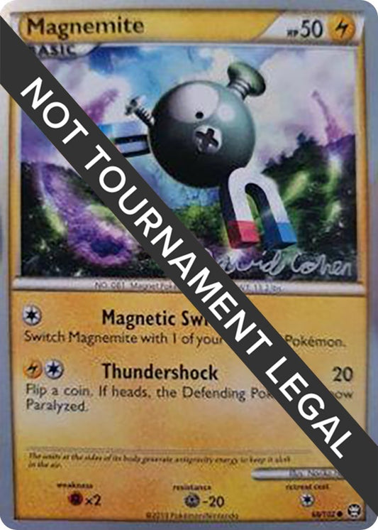 Image for Magnemite - 2011 (David Cohen) (68/102) (World Championship Decks) - Pokemon