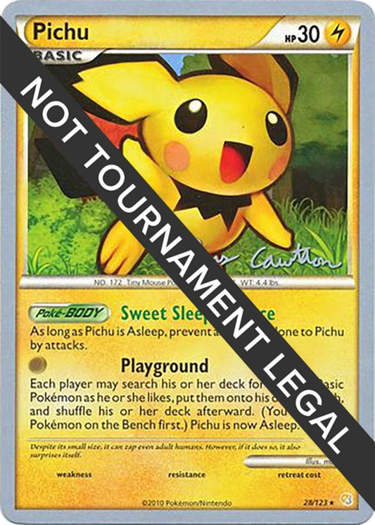 Image for Pichu - 2011 (Ross Cawthon) (28/123) (World Championship Decks) - Pokemon