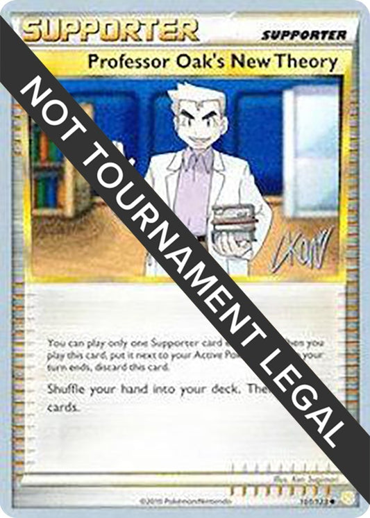 Image for Professor Oak's New Theory - 2011 (Christopher Kan) (101/123) (World Championship Decks) - Pokemon