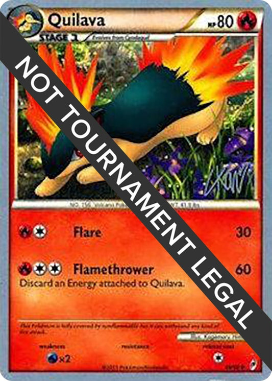 Image for Quilava - 2011 (Christopher Kan) (49/95) (World Championship Decks) - Pokemon