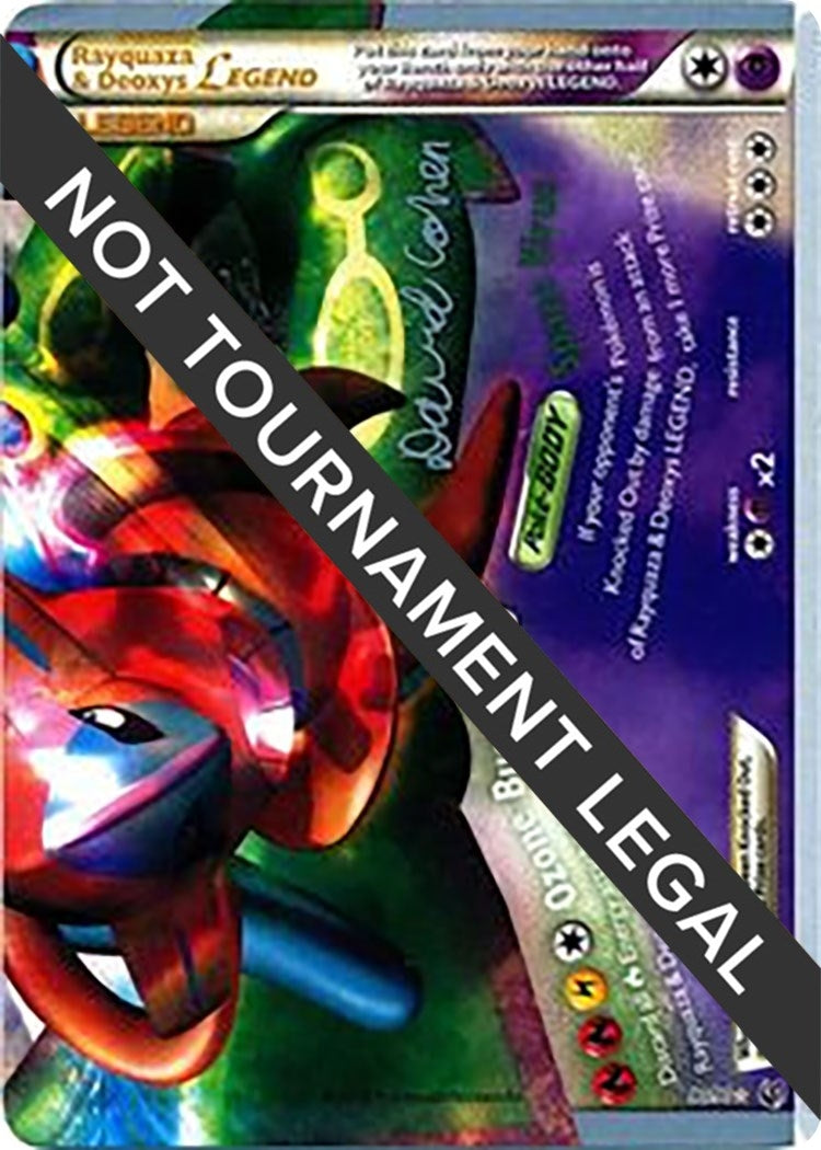 Image for Rayquaza & Deoxys Legend (90) - 2011 (David Cohen) (90/90) (World Championship Decks) - Pokemon