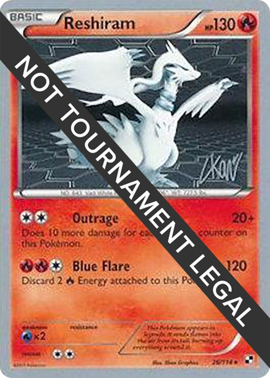 Image for Reshiram - 2011 (Christopher Kan) (26/114) (World Championship Decks) - Pokemon
