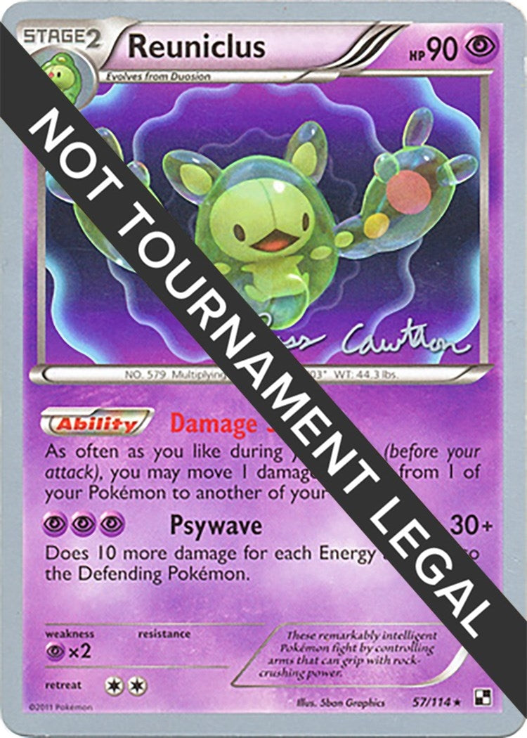 Image for Reuniclus - 2011 (Ross Cawthon) (57/114) (World Championship Decks) - Pokemon