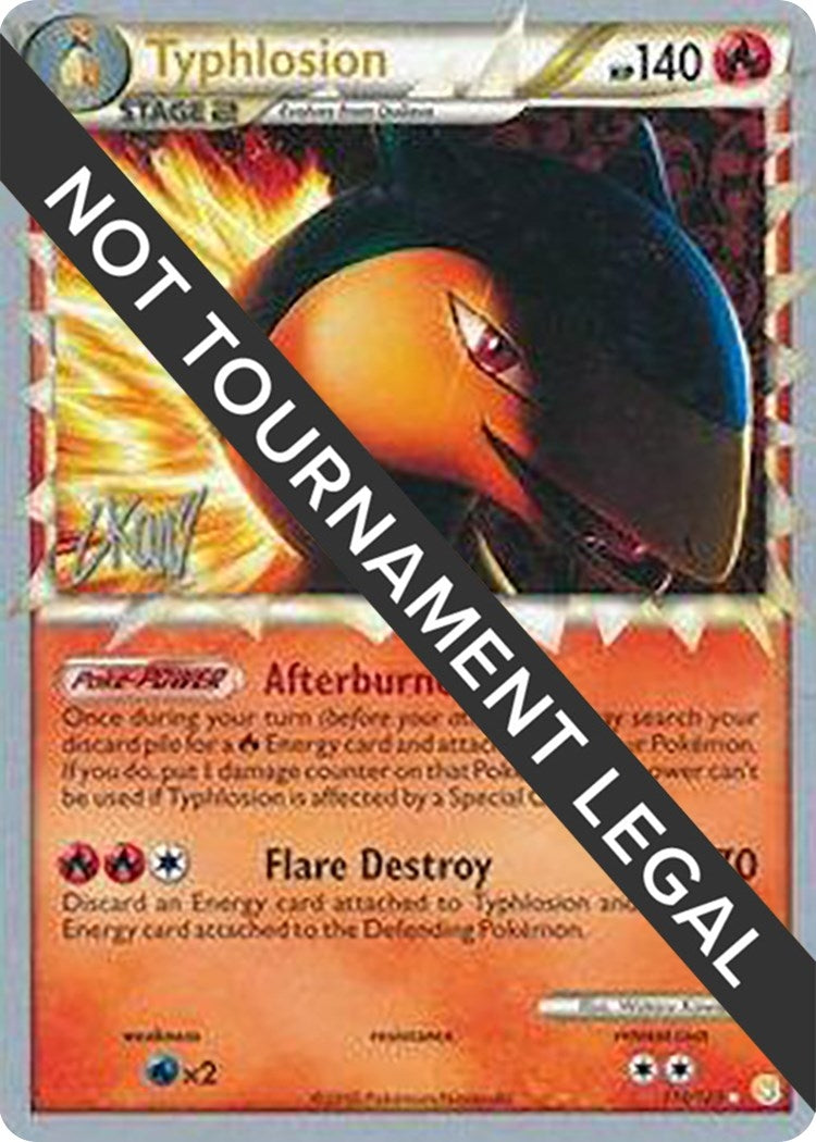 Image for Typhlosion - 2011 (Christopher Kan) (110/123) (World Championship Decks) - Pokemon