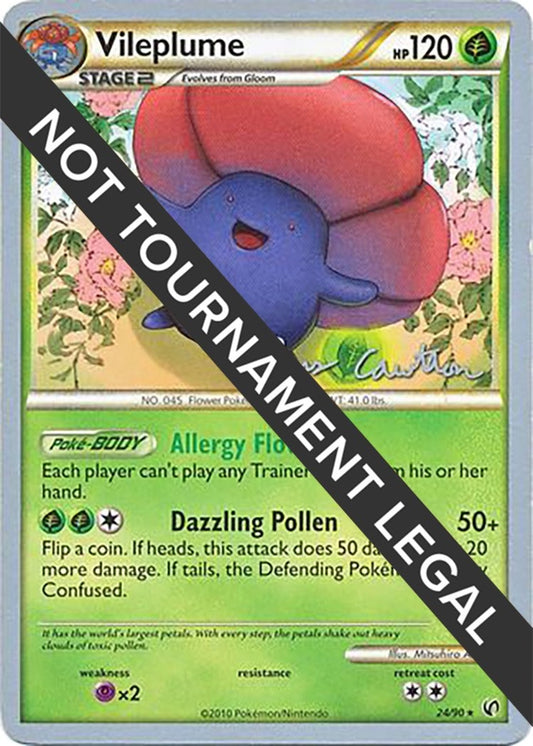 Image for Vileplume - 2011 (Ross Cawthon) (24/90) (World Championship Decks) - Pokemon
