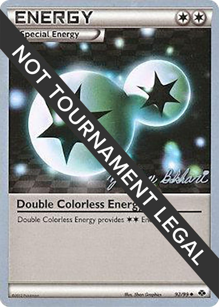 Image for Double Colorless Energy - 2012 (Zachary Bokhari) (92/99) (World Championship Decks) - Pokemon
