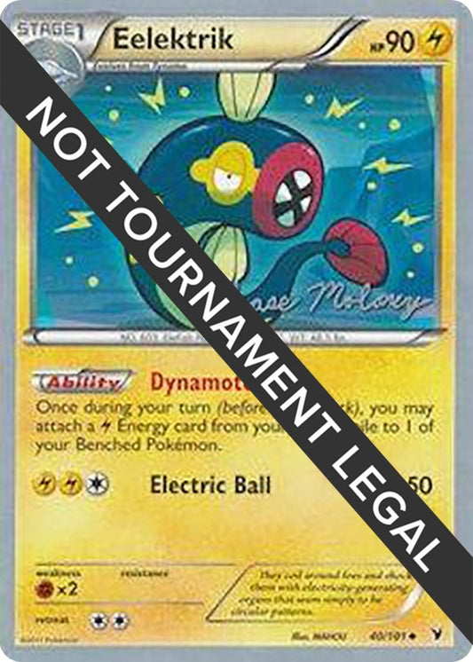 Image for Eelektrik - 2012 (Chase Moloney) (40/101) (World Championship Decks) - Pokemon