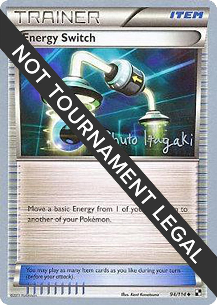 Image for Energy Switch - 2012 (Shuto Itagaki) (94/114) (World Championship Decks) - Pokemon