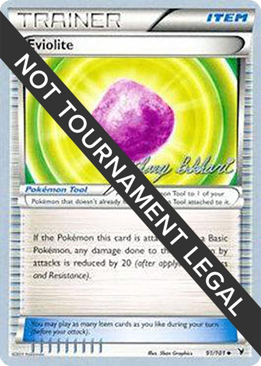 Image for Eviolite - 2012 (Zachary Bokhari) (91/101) (World Championship Decks) - Pokemon