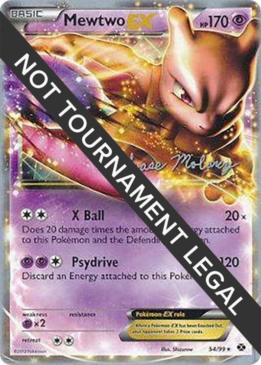 Image for Mewtwo EX - 2012 (Chase Moloney) (54/99) (World Championship Decks) - Pokemon
