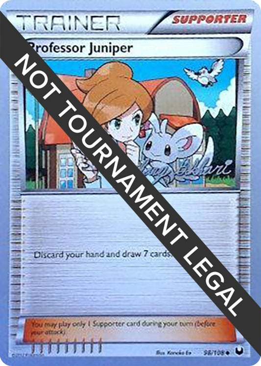 Image for Professor Juniper - 2012 (Zachary Bokhari) (98/108) (World Championship Decks) - Pokemon