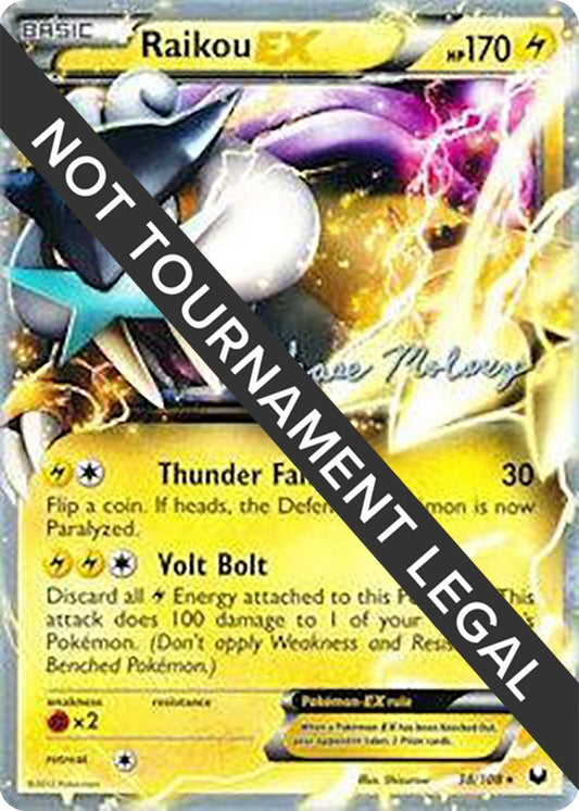 Image for Raikou EX - 2012 (Chase Moloney) (38/108) (World Championship Decks) - Pokemon