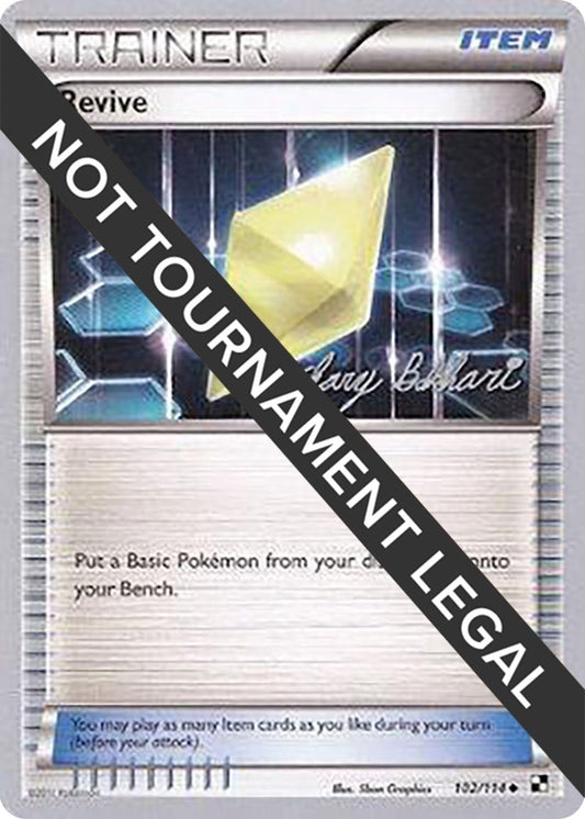 Image for Revive - 2012 (Zachary Bokhari) (102/114) (World Championship Decks) - Pokemon