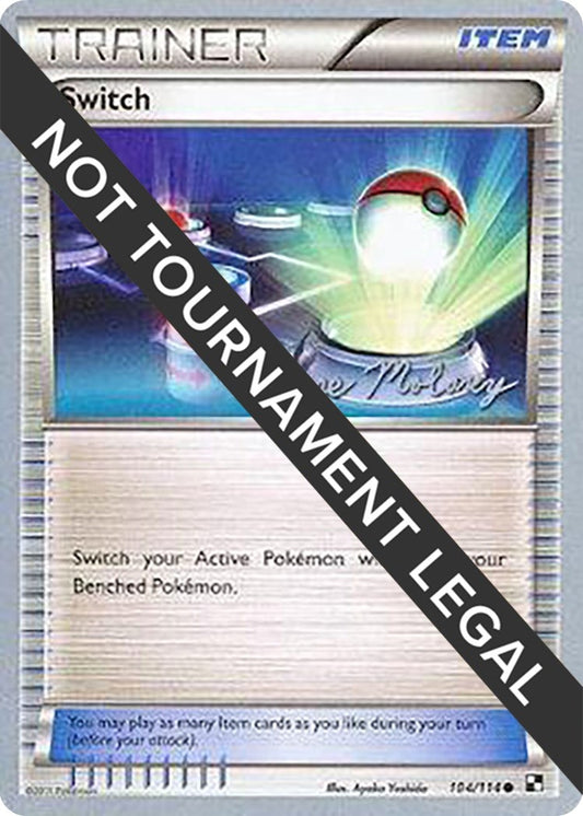Image for Switch - 2012 (Chase Moloney) (104/114) (World Championship Decks) - Pokemon