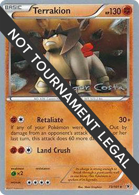 Image for Terrakion - 2012 (Igor Costa) (73/101) (World Championship Decks) - Pokemon