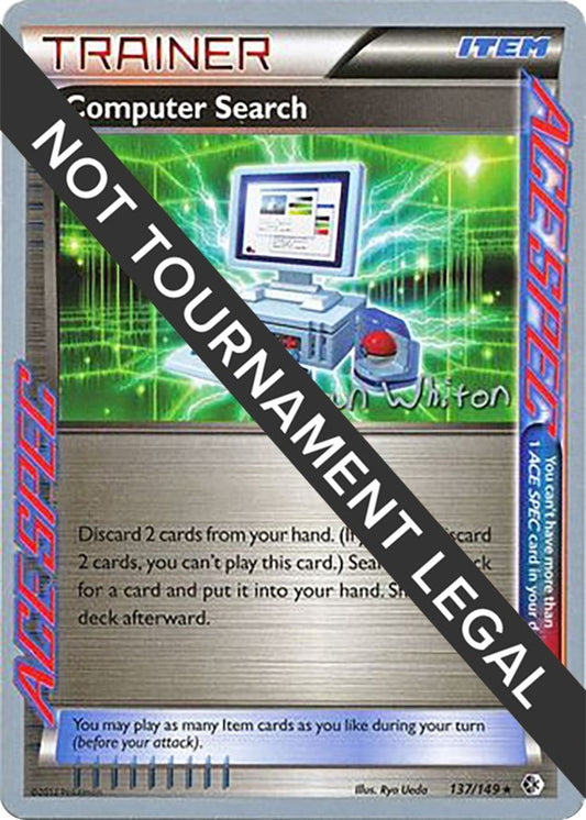 Image for Computer Search - 2013 (Ian Whiton) (137/149) (World Championship Decks) - Pokemon