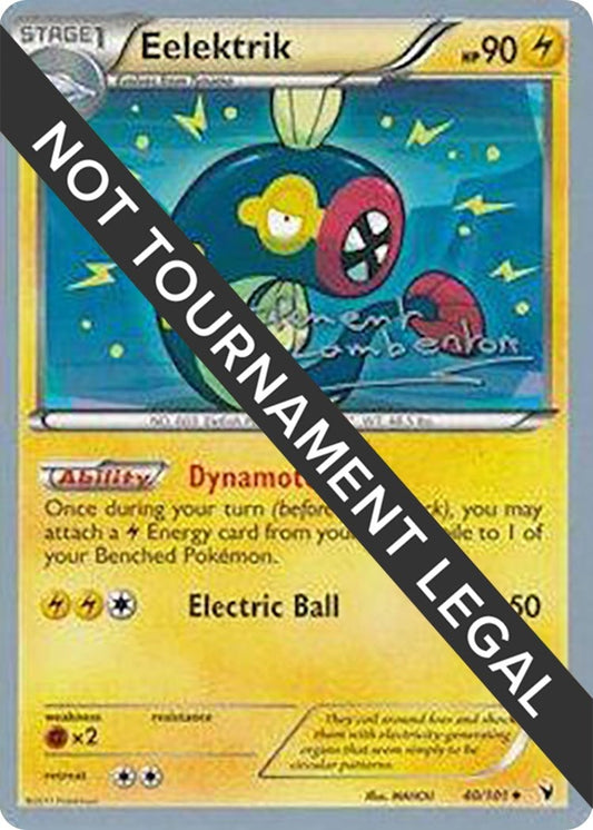 Image for Eelektrik - 2013 (Clement Lamberton) (40/101) (World Championship Decks) - Pokemon