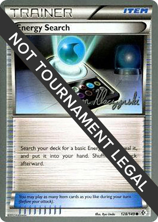 Image for Energy Search - 2013 (Jason Klaczynski) (128/149) (World Championship Decks) - Pokemon