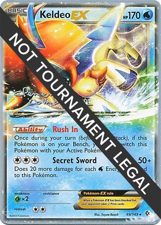 Image for Keldeo EX - 2013 (Clement Lamberton) (49/149) (World Championship Decks) - Pokemon