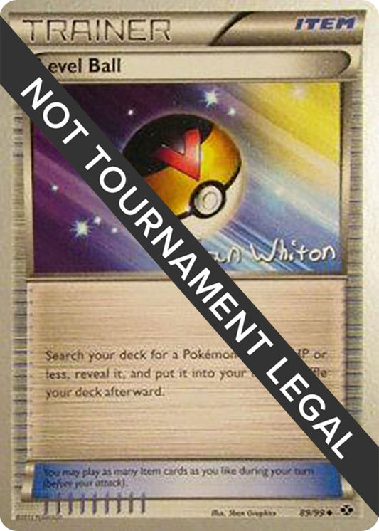 Image for Level Ball - 2013 (Ian Whiton) (89/99) (World Championship Decks) - Pokemon