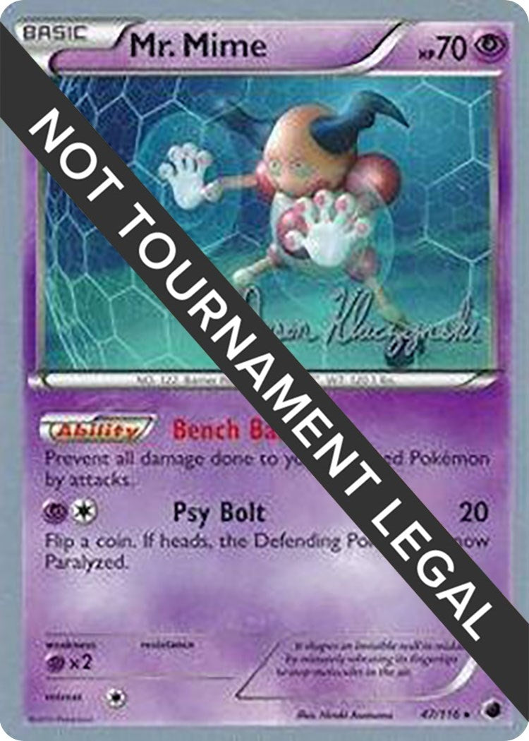 Image for Mr. Mime - 2013 (Jason Klaczynski) (47/116) (World Championship Decks) - Pokemon