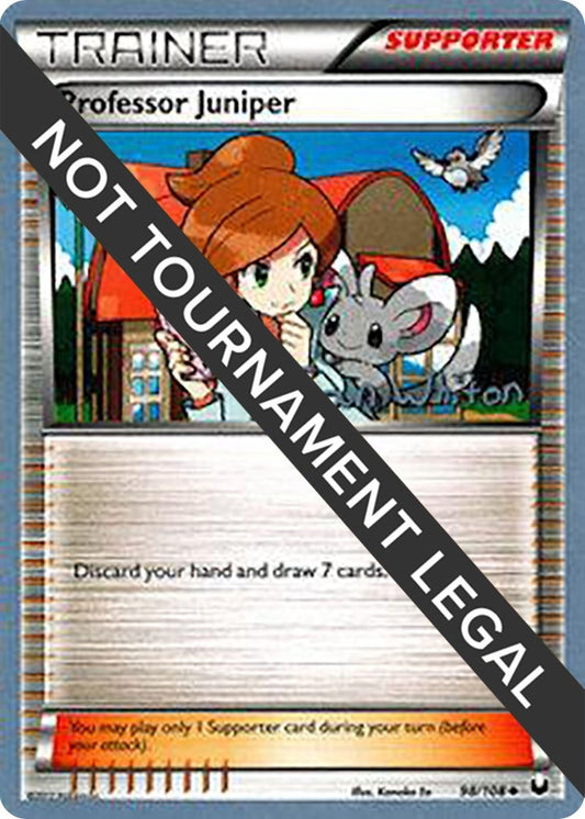 Image for Professor Juniper - 2013 (Ian Whiton) (98/108) (World Championship Decks) - Pokemon