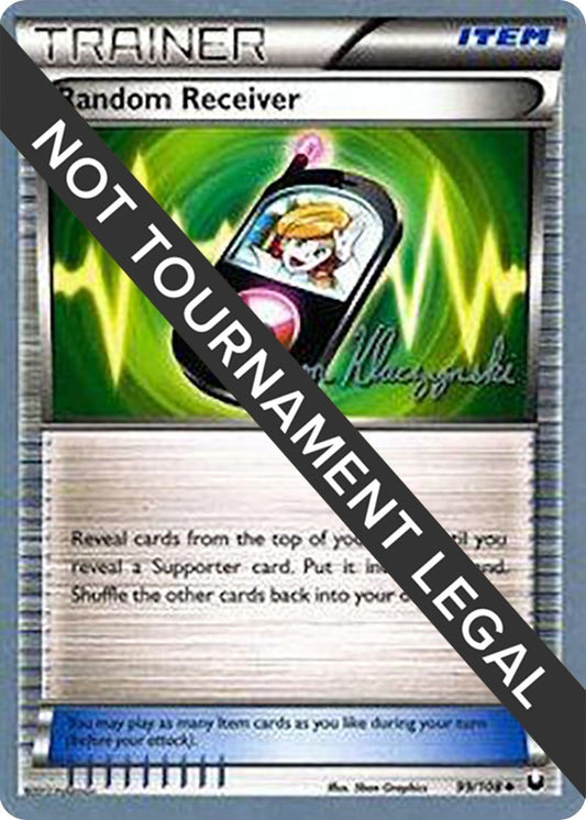 Image for Random Receiver - 2013 (Jason Klaczynski) (99/108) (World Championship Decks) - Pokemon